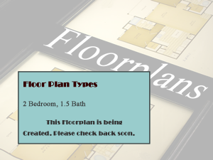 2bed_1.5 Bath - 1,160 Sq. Ft.*